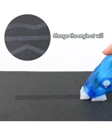 TELEXSUN Double Sided Adhesive Dots Glue Runner Dot Tape Runner Roller Permanent Adhesive Dispenser Dots Roller Applicator 0.31-Inch by 315-Inch (12 Pack Green) - Buy Online on SooperMarket.com