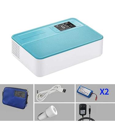 Insulin Cooler Refrigerated Box Portable Insulin Constant Temperature Refrigerato with LCD Display Suitable for Insulin Interferon Eye Drops Storage 220V - Buy Online on SooperMarket.com