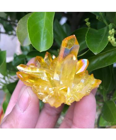 Natural Crystal Rough 1pcs Quartz Crystal Bismuth Silicon Cluster Rainbow - Buy Online on SooperMarket.com