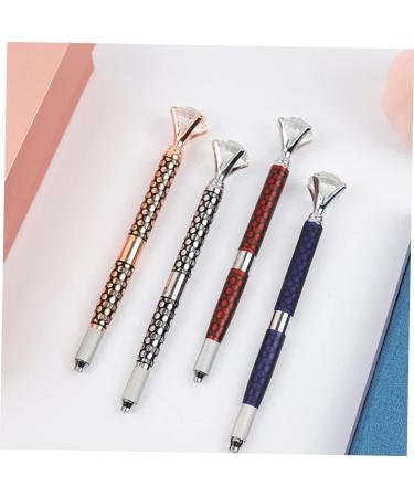 WOONEKY 3 Embroidery Pen Eyebrow Pen Brow Pencil Embroidered Pen Permanent Pen Golden Crystal - Buy Online on SooperMarket.com