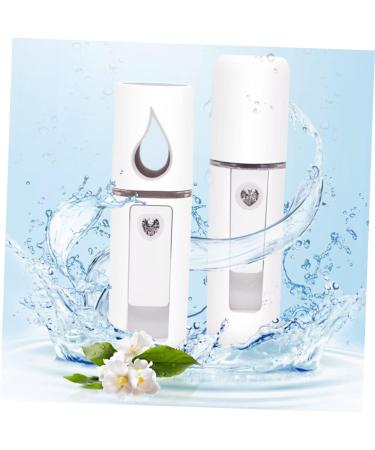 HAPINARY 2pcs Facial Spray Mist Mini Face Humidifier Hydrating Sprayer for Eyelash Extensions White - Buy Online on SooperMarket.com