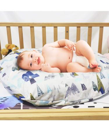 Snug Fitted Mountain Lounger Cover for Newborn Boys and Girls - Super Soft Removable Slipcover - Buy Online on SooperMarket.com