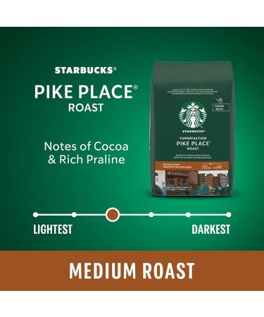 Starbucks Pike Place Roast Ground Coffee Medium Roast 793 Grams (Pack of 4) - Buy Online on SooperMarket.com