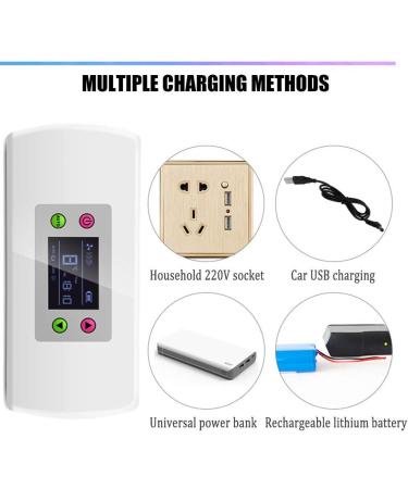 Portable Fridge Cooler Insulin Cooler Accurate Temperature Control 0-18 Built-in Rechargeable Lithium Battery Suitable for Insulin Serum Interferon Eye Drops Storage - Buy Online on SooperMarket.com