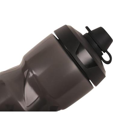 Zefal Sense Soft No Mud Bicycle Bottle - 800ml BPA-Free MTB Water Bottle with Mud Protection - Smoke Black - Buy Online on SooperMarket.com