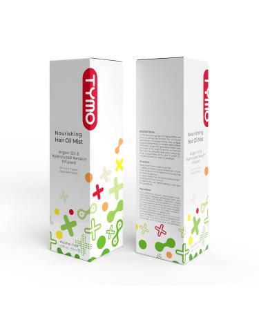 TYMO Argan Hair Oil Spray - Vegan Hydrating Blend for Frizzy Hair | Organic Formula Smooth Ends & Add Shine | 1.69 Fl Oz - Buy Online on SooperMarket.com
