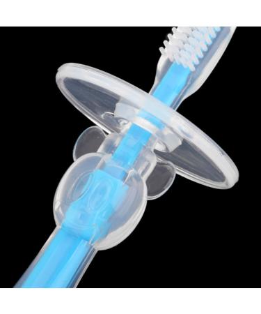 Silicone Bebe Brosse a Dents Brosse De Nettoyage de Dents Enfants Bleu - Buy Online on SooperMarket.com