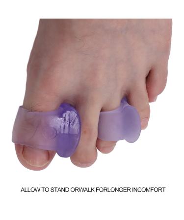 Toe Separator 4-Pack - Gel Toe Spreader & Spacer for Hammer Toe Relief Big Toe Alignment & Comfort - Buy Online on SooperMarket.com
