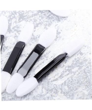 WOFASHPURET Makeup Eyeshadow 100pcs makeup sponge blending sponges for makeup women eyeshadow brush Smudge brush Oval Miss M White - Buy Online on SooperMarket.com