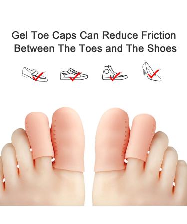 16 Pack Toe Protection Caps - Gel Caps for Missing Toenails Ideal for Walking & Running - Protect Your Toes Today! - Buy Online on SooperMarket.com