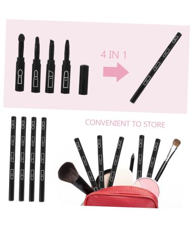 Shop NOLITOY 4 in 1 Makeup Brush Kit - Travel-Friendly Cosmetic Brushes for Women - Eyeliner & Eyebrow Brushes - Buy Online on SooperMarket.com