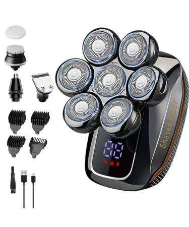 7D Head Shavers for Men 5 in 1 Electric Mens Head Shaver for Bald Men Wet & Dry Waterproof Bald Head Shaver Electric Shavers Men
