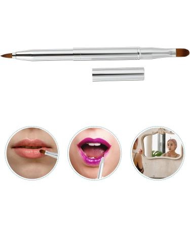 Ipetboom Dual-ended Portable Lip Brush for Lipstick with Cap Travel Lip Brush Applicators Flat for Lipstick Gloss Creams for Women Girls As Christmas Gift and Halloween Makeup Tools. - Buy Online on SooperMarket.com