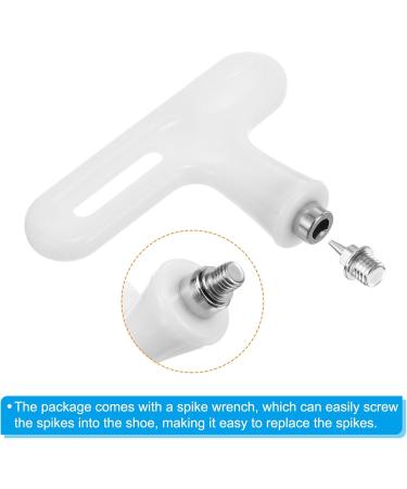 PATICIL 1/4 Steel Rail Rack - 100 Pack Sports Shoe Accessories with Wrenches for Long Jump & Running - Silver Tone - Buy Online on SooperMarket.com