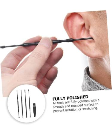 Healvian Stainless Steel Ear Cleaner Spring Tool Set - Ear Wax Removal Kit for Gentle and Effective Cleaning - Buy Online on SooperMarket.com