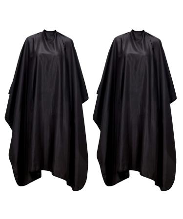 Oak Leaf Hair Salon Capes, Water-resistant & Antistatic Salon Haircut Capes with Snap Closure for Hair Cutting & Styling, 57x67 Inches, Pack of 2 57x67 Inch (Pack of 2) 2.0