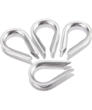 Mtsooning 10PCS Stainless Steel Rope Thimble Rigging Wire Chain Clamp Clip for Sailing Boat Anchor Fishing - Ideal for Commercial & Industrial Applications - Buy Online on SooperMarket.com