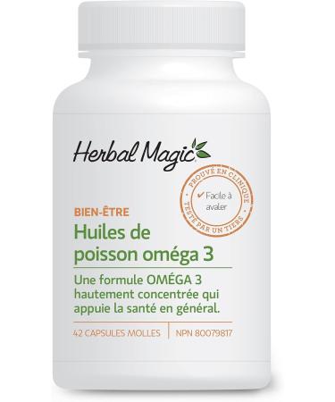 Herbal Magic Omega 3 Fish Oils: High Potency EPA & DHA To Help Support Cardiovascular Health & Overall Health Boost Metabolism & Reduce Body Fat - Buy Online on SooperMarket.com