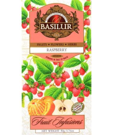 Fruit Infusion - Rasberry Tea x (4) - 25 Bags Per Box - Traditional Herbal Tea - Buy Online on SooperMarket.com