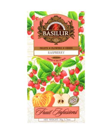 Fruit Infusion - Rasberry Tea x (4) - 25 Bags Per Box - Traditional Herbal Tea
