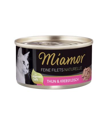 Miamor Fine Fillets Natural Tuna & Crab Meat 24x80g