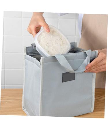 HOLIDYOYO Insulated Hot Lunch Box 2pcs Box Kitchen Rice Lunch Box Micro-Wave Oven Steamer Crisper Tray - Buy Online on SooperMarket.com