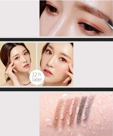 Longlasting Waterproof Eyebrow Pencil - Durable Automaric Liner in Grey | Choose from 5 Natural Colors for Long-Lasting Eyebrows - Buy Online on SooperMarket.com