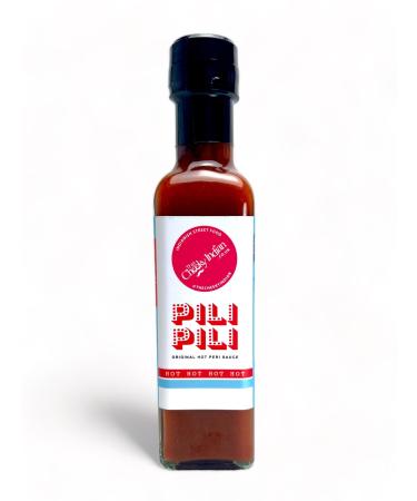 The Cheeky Indian Pili Pili Original & Authentic Extra Hot Peri Sauce Tangy Flavours Made With Fresh & Quality Ingredients in Small Batches in UK Mixed Herb Sauce Ideal For Dips Marinades 270g