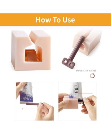 YANINEE 4 Pack Tube Squeezers | Toothpaste Squeezer Holder for Maximum Extraction | Ideal for All Tubes - Shop Now! - Buy Online on SooperMarket.com