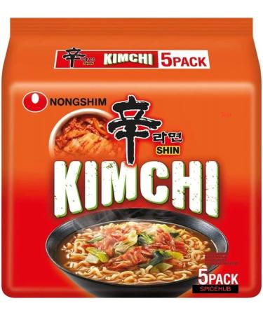 NongShim Kimchi Ramyun Noodle Soup Pack of 20 BY SPICEHUB Beef Garlic Rice Shrimp Wheat 20 count (Pack of 1) - Buy Online on SooperMarket.com