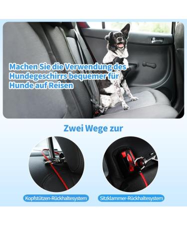 Mi Metty Strap Off Dog Car Leash - Bite-Resistant Steel Wire 32 Inch/80 cm Adjustable for All Dogs - Durable Black Design - Buy Online on SooperMarket.com