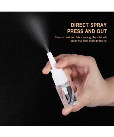 FOMIYES 10ml White Empty Plastic Nasal Spray Bottles Pump Sprayer Mist Nose Spray Refillable Bottle for Saline Water Wash Applications Pack of 20 Pump Bottles - Buy Online on SooperMarket.com