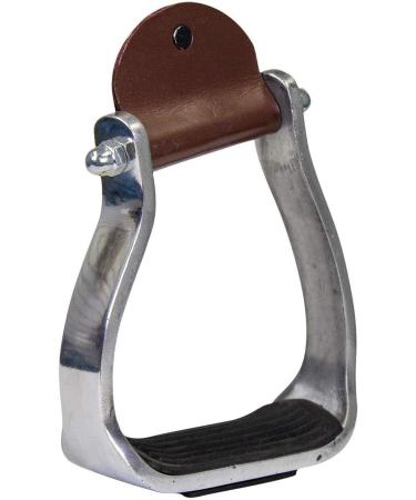 Tahoe Tack Angled Engraved Knee Relief Western Show Stirrups - Comfort and Style for Western Riders - Buy Online on SooperMarket.com