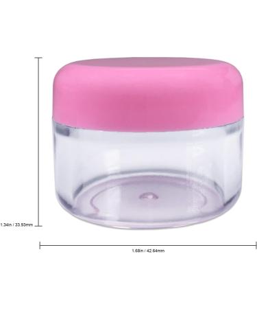 Buy Beauticom 30 Pack Clear 30ml Round Jars with Pink Screw Cap - Ideal for DIY Lip Balm Creams Lotions & More - BPA Free International Shipping - Buy Online on SooperMarket.com
