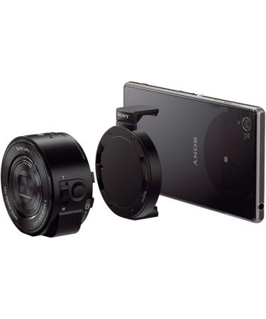 Sony DSC-QX10/B Smartphone Attachable 4.45-44.5mm Lens-Style Camera Black QX 10 Base - Buy Online on SooperMarket.com