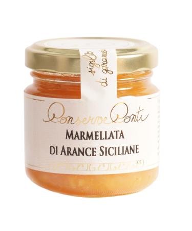 Sicilian Orange Jam - Vase of 106 ml - artisanal production Conserve Conti