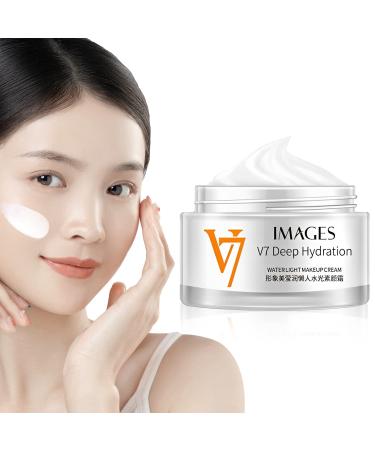 Rednow Moisturizing Tone-up Cream V7 Deep Hydration Waterlight Makeup Cream V7 Cream Korea for All Skin Type Face Moisturizer Toning Light Cream (1Pcs)
