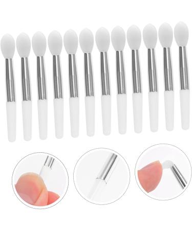 MAGICLULU 12pcs Silicone Lip Brush Travel Lip Brush Lip Makeup Brush Silicone Lip Scrubber Mini Tools Lip Applicators Lip Mask Applicator Flat Silica Gel White Concealer Brush 5.00X1.00X0.50CM White - Buy Online on SooperMarket.com
