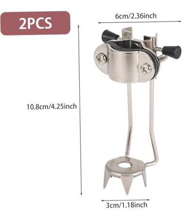 Cane Ice Tip Attachment 2PCS Stainless Steel 5-Prong Ice Tip for Cane Universal Cane Ice Tip Non-Slip Ice Grip for Winter Snow Safety Cane Ice Tip Attachment - Buy Online on SooperMarket.com