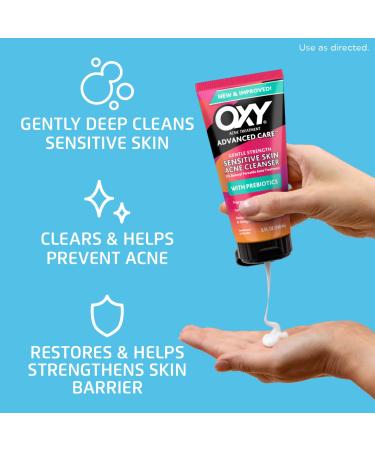 OXY Maximum Action Sensitive Advanced Face Wash - 5 oz Bottle - Buy Online on SooperMarket.com