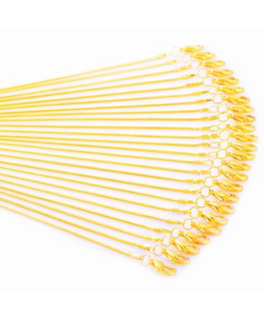 Gold Chain 18K Gold Plated Snake Chains for Necklace Jewelry Making 24pcs 1.2mm 16 18 20 24inch (24inch)
