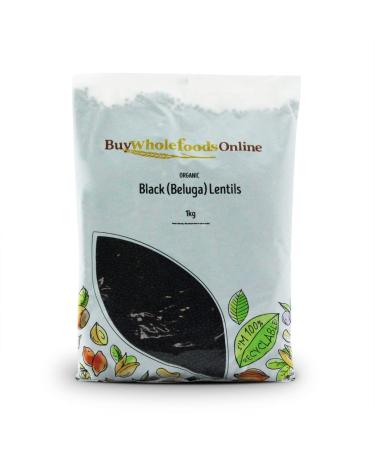 Organic Black (Beluga) Lentils 1kg (BWFO)
