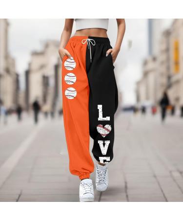 WILLBEST Womens Causal Oversized Comfort Jogging Sport Joggers Sweatpant Straight Wide Leg Trousers with Pockets Running Gym Pants Tracksuit Bottoms M 3788-djufh-blue-1 - Buy Online on SooperMarket.com