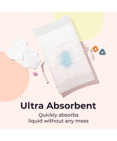 Peekapoo Disposable Changing Pad Liners (50 Pack) - Super Soft, Ultra Absorbent, Waterproof - Mess-Free Diaper Changes - Buy Online on SooperMarket.com
