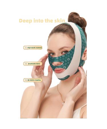 V-Line Face Lift Band - Facial Slimming & Lifting Strap for Men & Women | Anti-Sagging Chin Support for Defined Jawline & Wrinkle Reduction (Coffee - Buy Online on SooperMarket.com