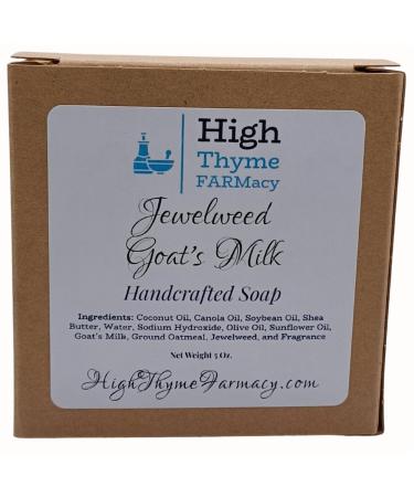 Jewelweed Goat's Milk & Oatmeal Soap - Handcrafted 5 Oz Goat Milk Soap Bar for Nourished Skin - Buy Online on SooperMarket.com
