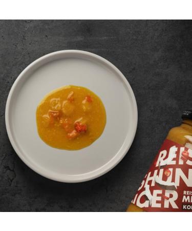 Reishung Organic Coconut Curry Sauce 325ml - Vegan Gluten-Free Versatile for Rice & Pasta - Trial Set & Variety Sizes Available - Buy Online on SooperMarket.com