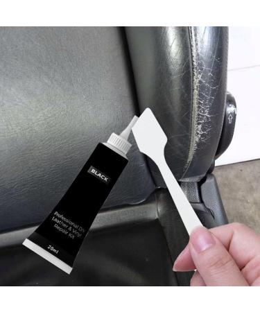 Leather Restore Cream Leather Recoloring Balm Leather Repair Kit Leather Repair Cream Leather Restorer Leather Recoloring Balm for Furniture Couch Car Seats Sofa Jacket 20ml (Black) - Buy Online on SooperMarket.com
