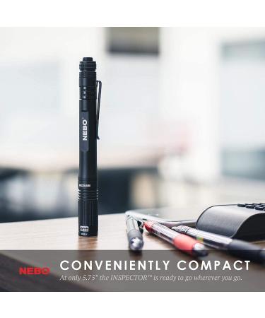 NEBO Inspector  Powerful Waterproof Pocket Light  Three Light Modes  Adjustable Zoom  Impact Resistant  Black - Buy Online on SooperMarket.com