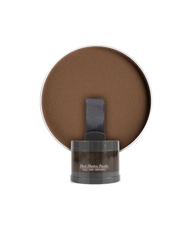 Hairline Powder Instantly Hairline Shadow Root Cover Up Hair Powder Volumizer Hair Powder for Thinning Hair Bald Spots Windproof&Sweatproof Root Touch Up Powder for Women Men (4g Med Brown)